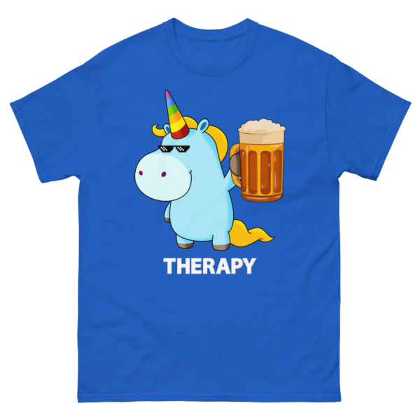 Cool Unicorn. My Therapy, Beer.