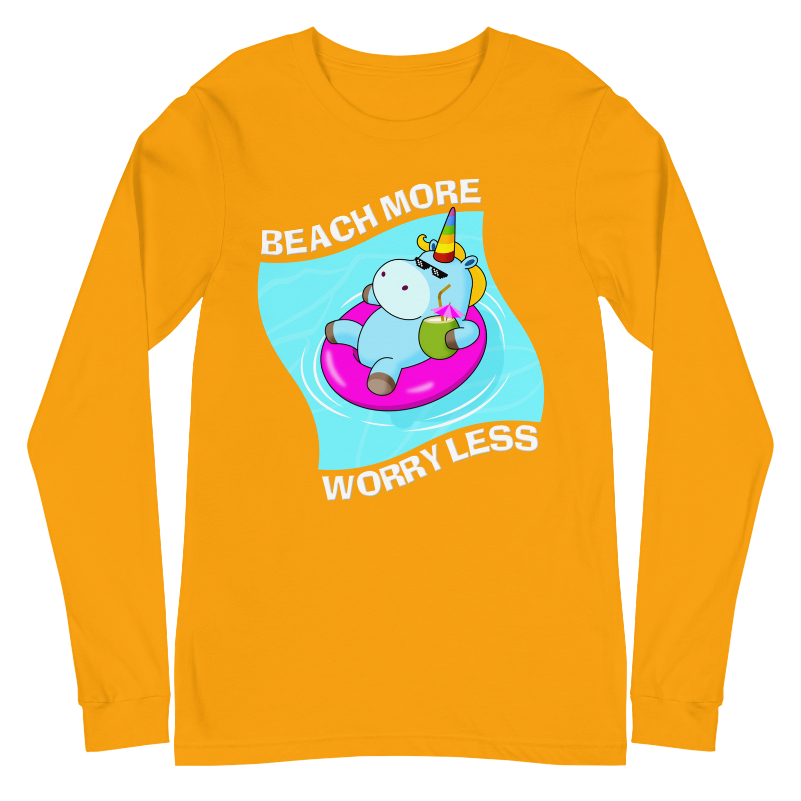 Badass Unicorn. Beach More, Worry Less. - Image 5