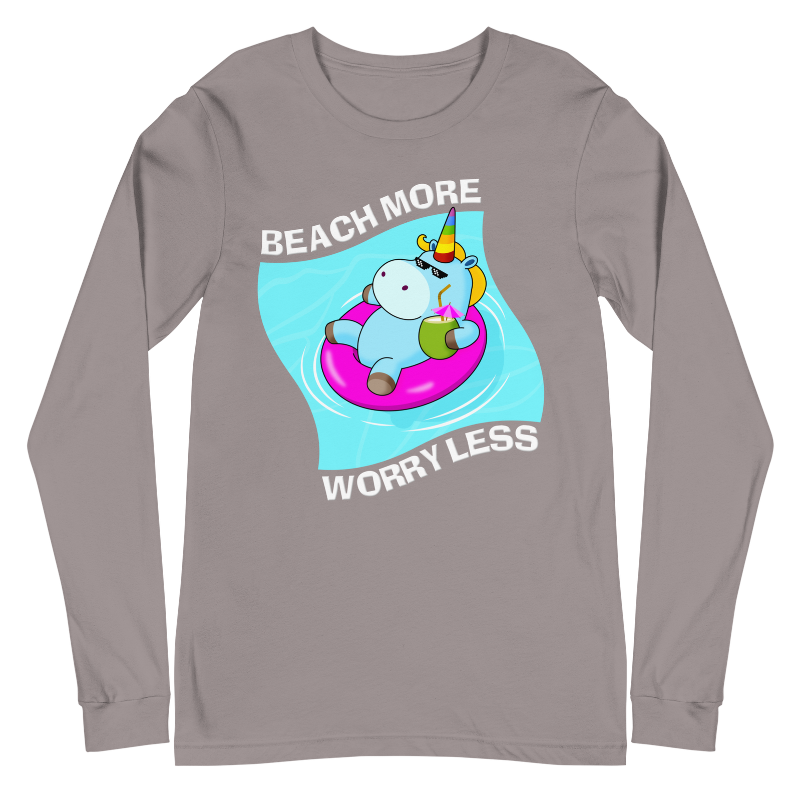 Badass Unicorn. Beach More, Worry Less. - Image 4