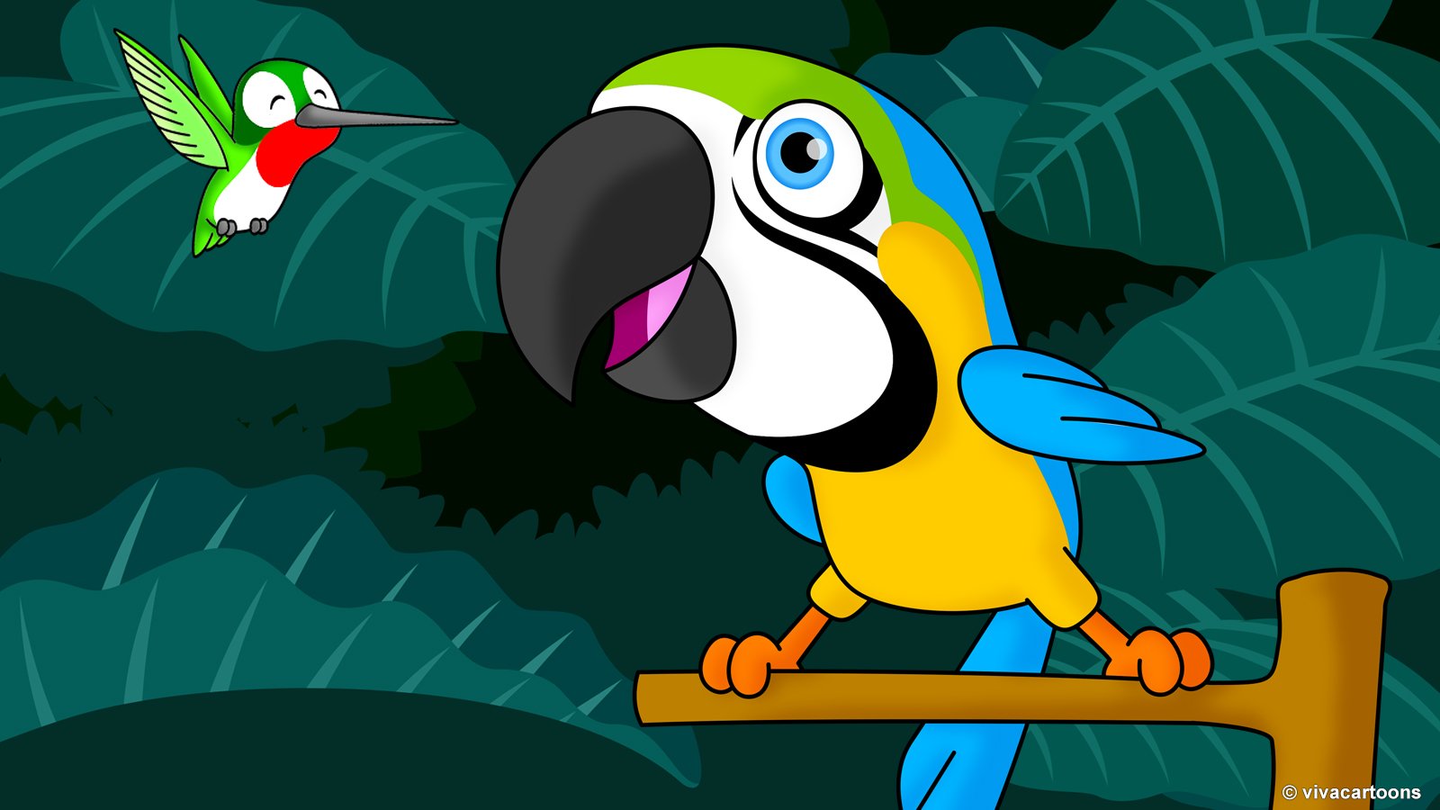 child_illust_parrot